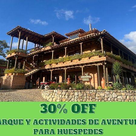 Hotel, Bungalows, Chalet Y Cabanas Aventura Park Villa De Leyva La Periquera Bagian luar foto