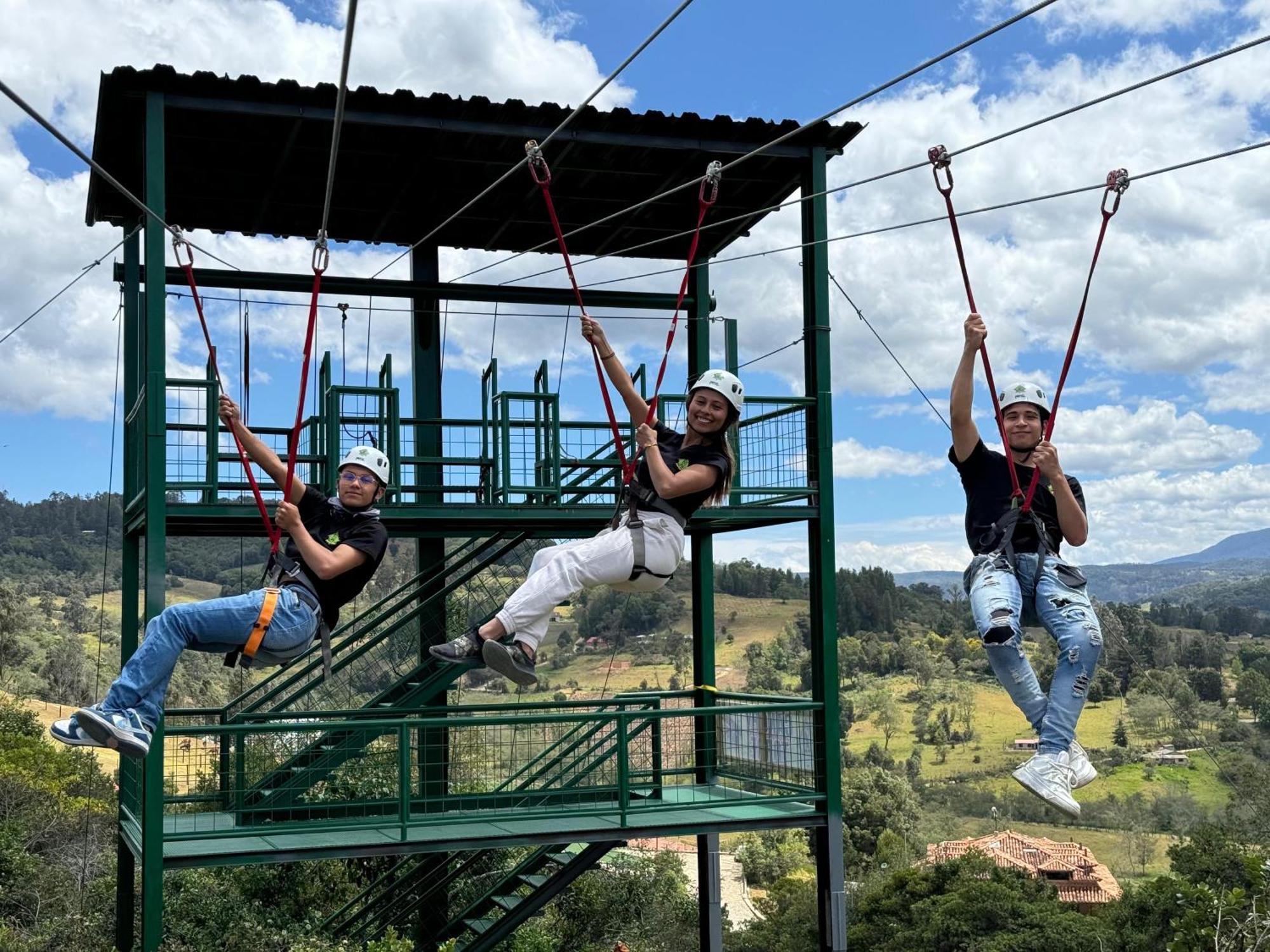Hotel, Bungalows, Chalet Y Cabanas Aventura Park Villa De Leyva La Periquera Bagian luar foto