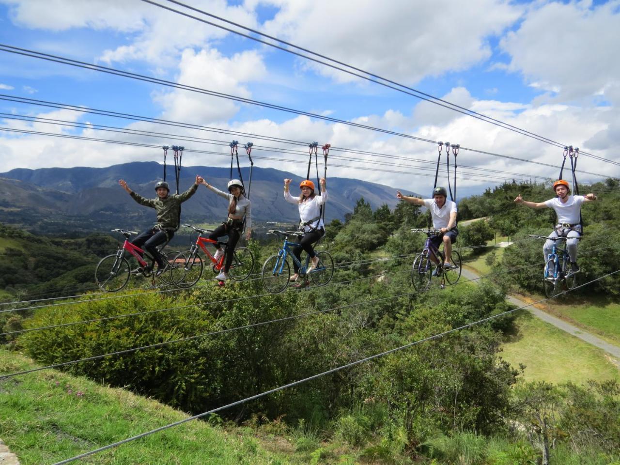 Hotel, Bungalows, Chalet Y Cabanas Aventura Park Villa De Leyva La Periquera Bagian luar foto